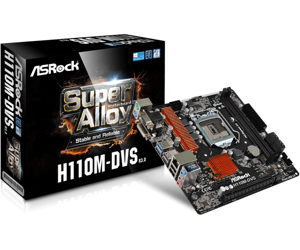 ASRock H110M-DVS Материнські плати image 1